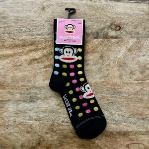 5/$20 NEW 6-9.5 Women's Paul Frank Julius Monkey Polka Dot Socks